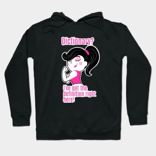 Girls with muscle, gym girl, fitness girl, barbell girl Hoodie